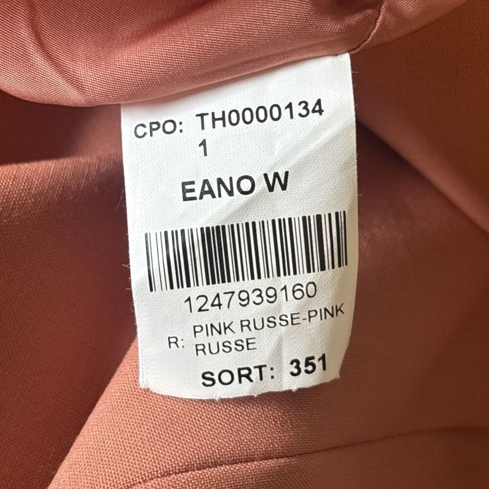 Theory Women’s Sheath Sleeveless Wool Fitted Dress Size 6 Pink Russe - Picture 11 of 14